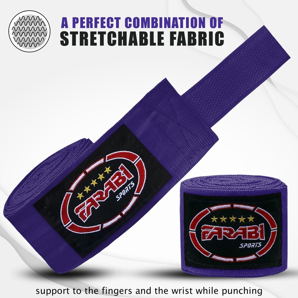 FARABI Kids Boxing Hand Wraps 2.5 Meters Junior Hand Wraps Boxing Hand Wraps eBay
