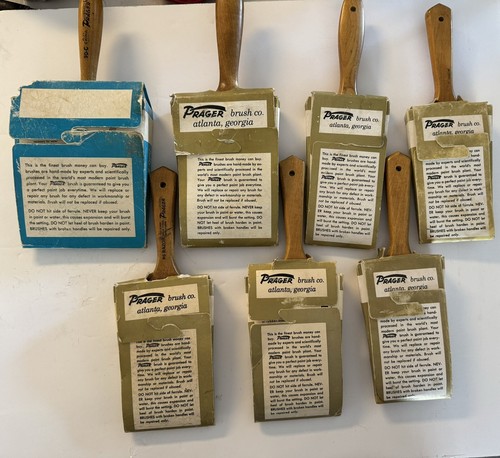 Vintage Prager Paint Brush Lot - Picture 2 of 8