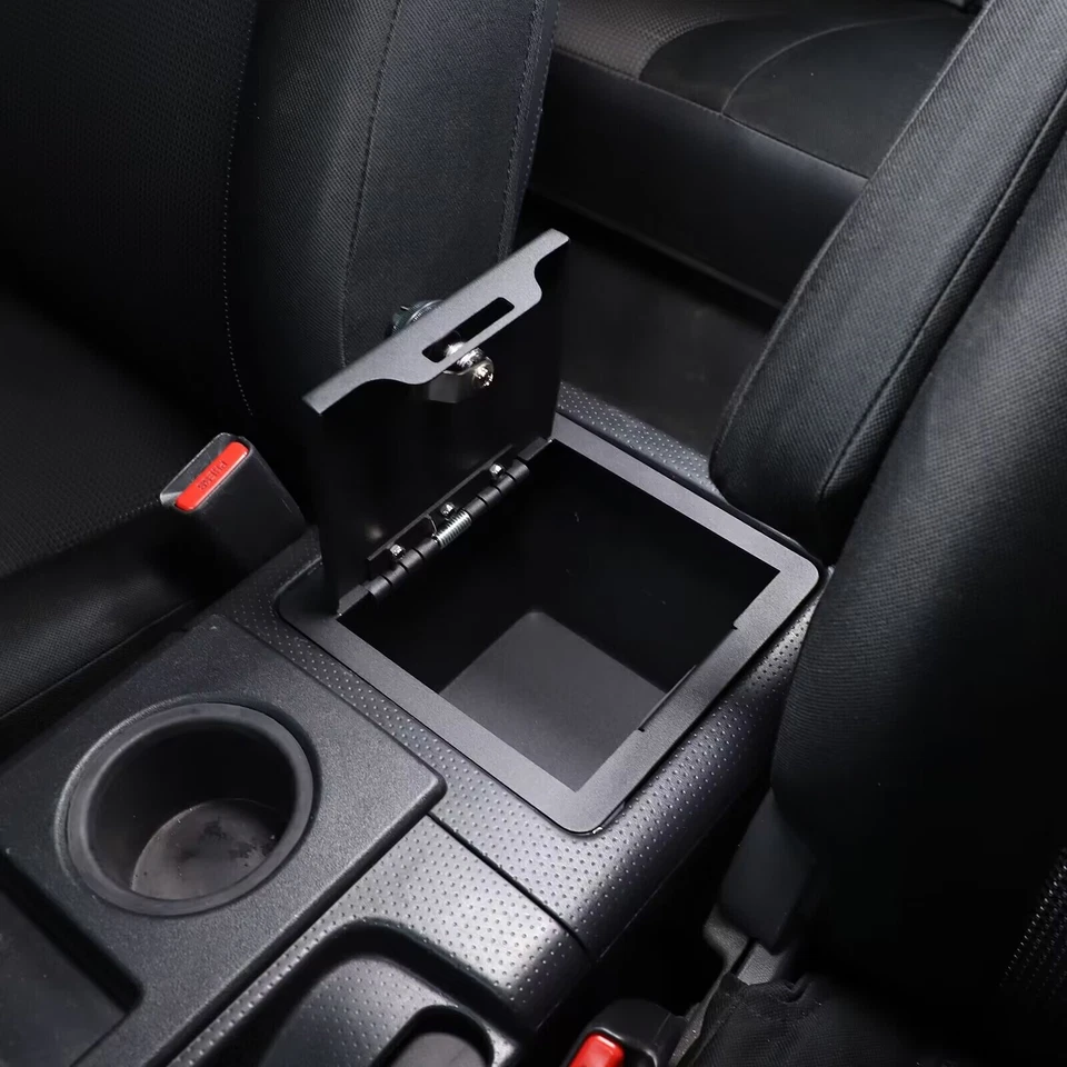 Центральная консоль сейф коробка для хранения с замком сплава подходит для Toyota FJ Cruiser 2007-2014 - Изображение 3 из 4