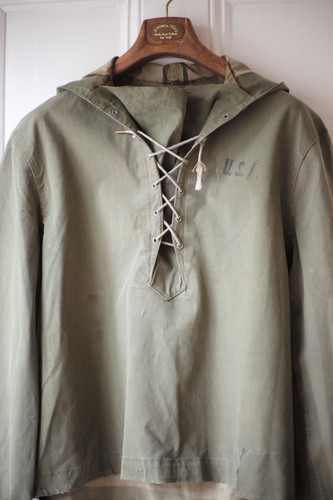 Vintage 1940s Rare WW2 US Navy Foul Weather Parka - Picture 3 of 14