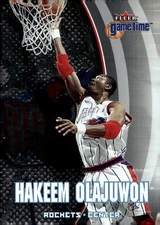 2000-01 Fleer Game Time #90 Hakeem Olajuwon