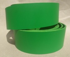 GREEN LEATHER 127cm 50"+ LONG BELT BLANK 2.5mm COWHIDE STRIP STRAP