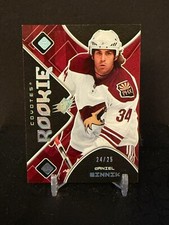 2007-08 Upper Deck Hockey Daniel Winnik Rookie RC Card #175 #'ed /25