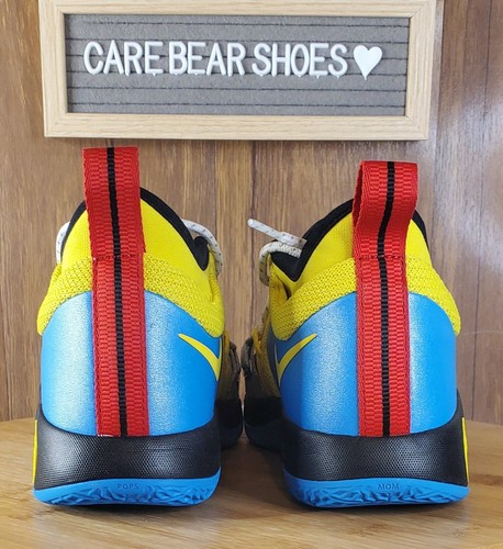 Nike Paul George 2.5 Youth (GS) Size 6.5Y OPTI YLLW/BLE HRO-BLK BQ9457 740 - Picture 5 of 6