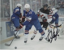 Team USA Dylan Samberg Signed Autographed 8x10 NHL Photo COA #5