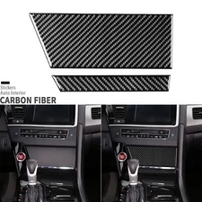 Real Carbon Fiber Center Console Storage Panel Cover For Honda Spirior 2015-2017