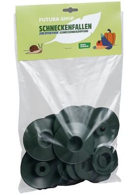 10x Schneckenfallen giftfrei, zur Schneckenabwehr, Pflanzenschutz für den Garten