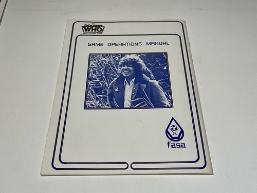 DOCTOR WHO RPG Role Playing Game (1985) - FASA #9001 - BOOKS UNMARKED/EXCELLENT - Picture 10 of 21