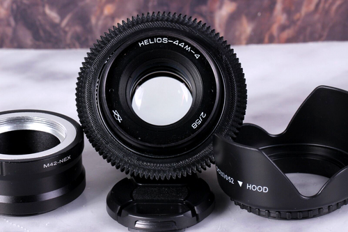 HELIOS 44m-4 2/58mm Cine Mod Soviet lens BOKEH + adapter Sony E Nex - 第 2/12 張圖片
