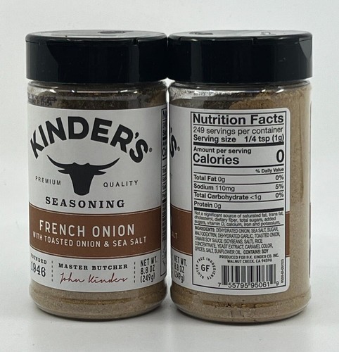 Kinders Seasonings Woodfired Garlic Prime Rib Bourbon Peach Seasoning Rub Sauce - Picture 55 of 70