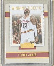 Lebron James 2017-18 Panini Contenders Winning Tickets Holo Insert