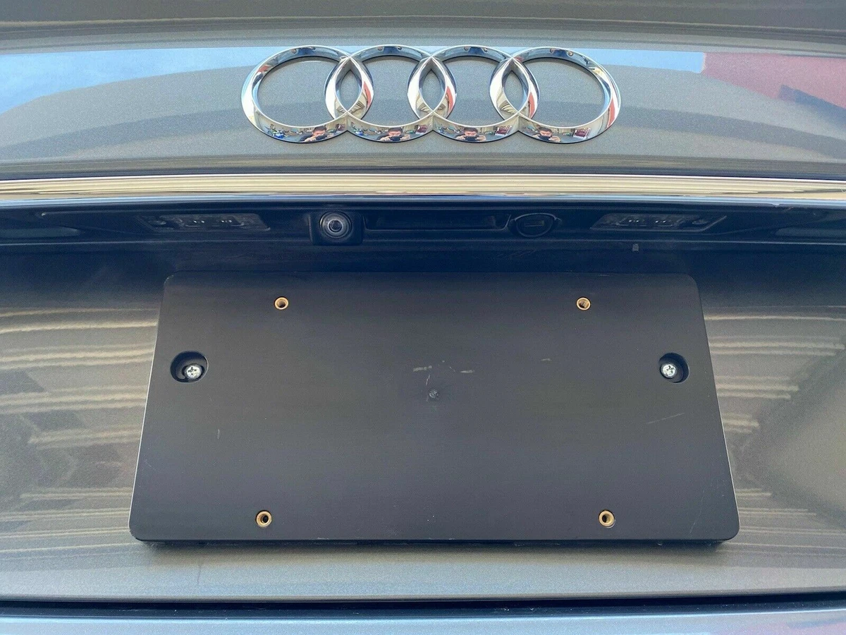 Audi a8 license plate cheap bracket