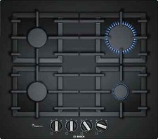 Bosch PPP6A6B90 Series 6 60cm 4 Burner Gas On Glass Hob - Black NEW
