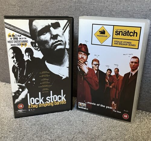 Lock, Stock & Two Smoking Barrels / Snatch VHS Ex-Rentals - Guy Ritchie Bundle