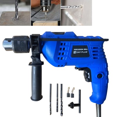 ROTARY HAMMER DRILL HEAVY DUTY ELECTRIC IMPACT DRILL WITH BIT SET POWER  DRILLS UK - Main Image