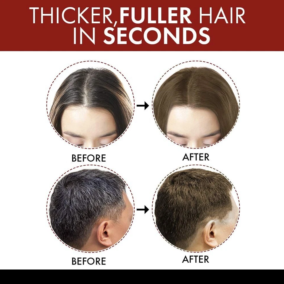 Espesante de color de cabello Jerome Russell spray marrón medio 3,5 oz (paquete de 3) Foto 2 de 4