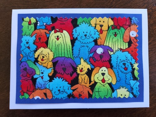 Handmade Birthday card for someone who loves Dogs or Puppies, or blank card - Picture 2 of 9