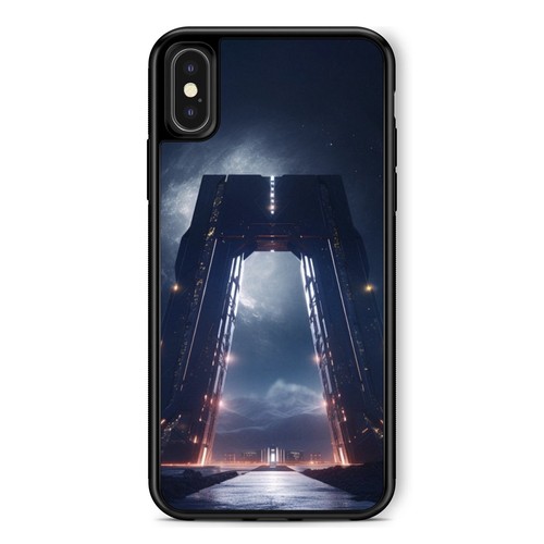 For Samsung A15 A16 S23 S24 S25 Ultra FE Hybrid Case science fiction square gate - 第 6/25 張圖片