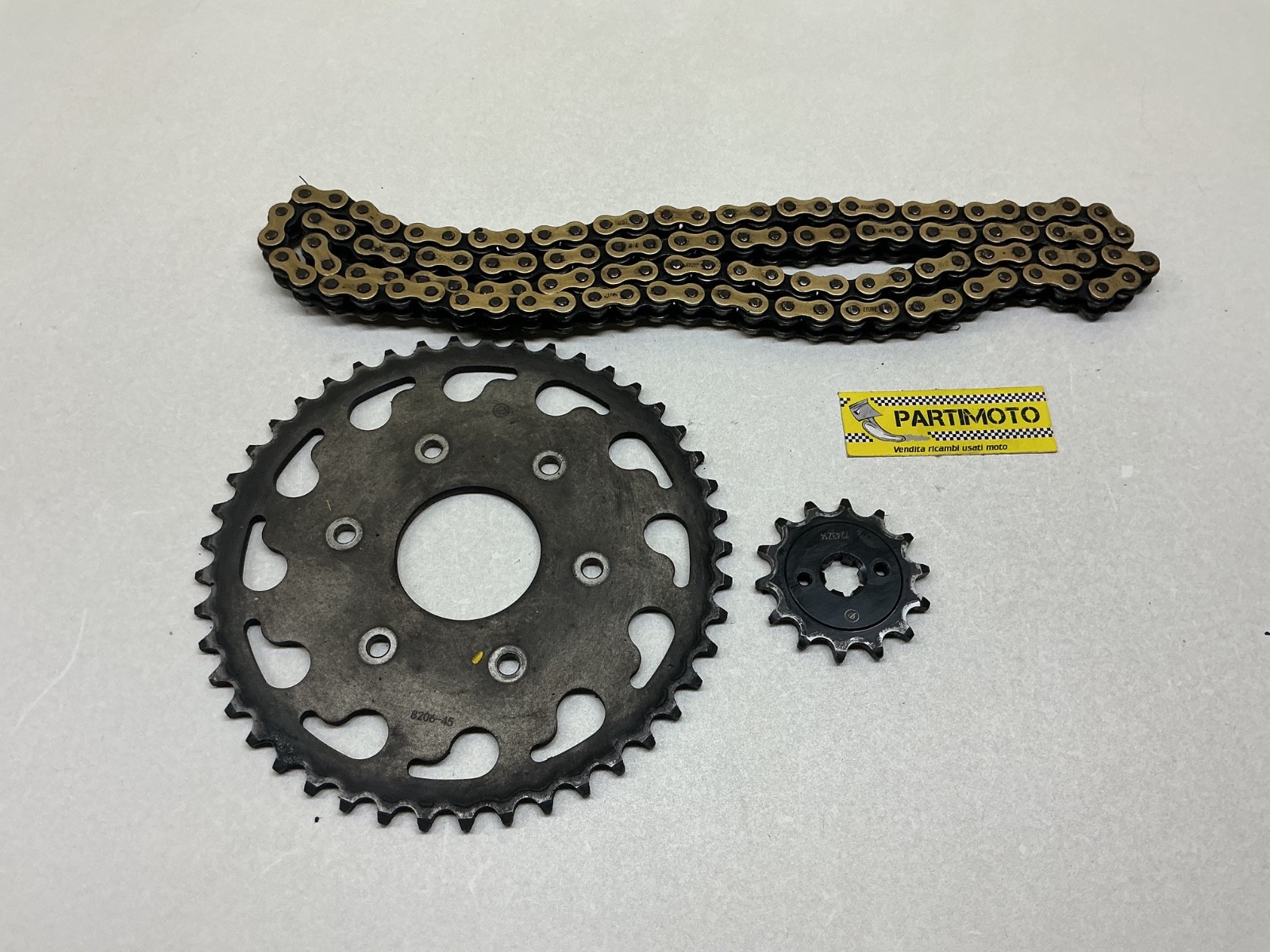KIT CATENA CORONA PIGNONE KTM RC 125 2014/2020