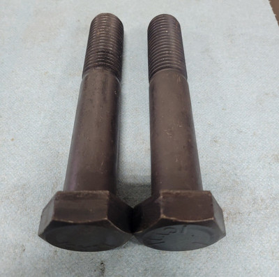 1''-8 x 6'' Hex Head Cap Screw Bolt Grade 5 2 Pack