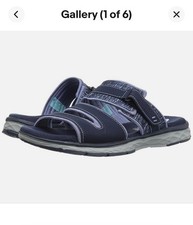 Dr Scholls Anna Slide Cool Comfort Sandals Woman Blue US 6.5Dr Scholls Anna Sli