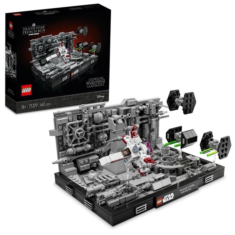 LEGO Star Wars 75329 Death Star Trench Complete Without Box Or Instructions