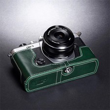 Genuine Leather Half Case for Olympus OM3 Camera OM-3 Retro Case TP Handmade New