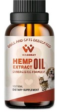 1-Pack Hemp Oil for Dogs Cats - Calming Drops Dog Relaxants - Help Pets Anx 1x