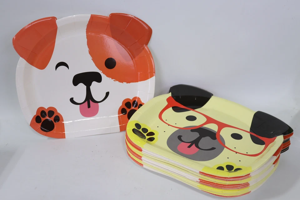 Dog Party Assorted 9 inch Lunch Plates - Party Supplies 40 ct (pack of 1) - Image 2 of 4