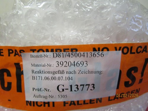 NEUF ! Sartorius Stedim récipient en verre G-13773 39204693 D81/4500413656 - Photo 5/10