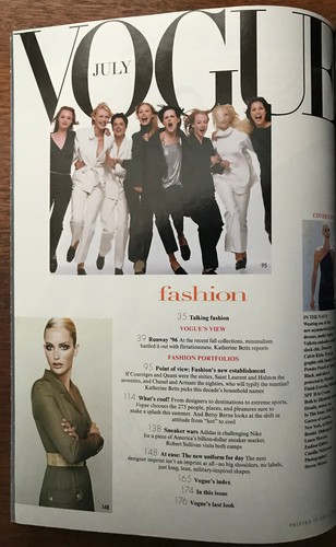 Amber Valletta - Vogue magazine - July 1996, Ewan McGregor, Randy and Evi Quaid - Picture 3 of 15