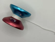 Blue & Red Tie Dye P.LOTOR PROFESSIONAL UNRESPONSIVE MAGIC YO-YO Limited V1 