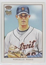 2009 Topps 206 Rick Porcello (Blue Background) #72 0b7