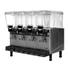 Vollrath VBBD437F 3 gal Refrigerated Four Tank Beverage Dispenser