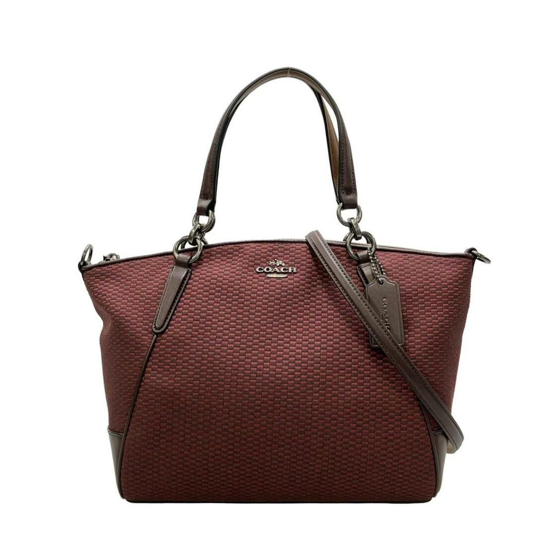 Coach 2-way Handbag Shoulder Bag Crossbody F57244 Ladies' Damage Details d12615