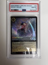 Ravensburger Disney Lorcana D23 Promo Mickey Mouse Playful Sorcerer 07 PSA 10