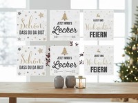 120 Servietten 33X33 Cm 3-Lagig Papierservietten Festlich Mit Spruch Weihnachten
