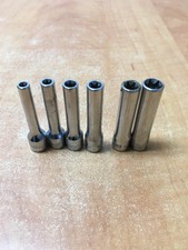 Snap On 1/4" Drive 6 Pc Deep Inverted E TORX Female Socket Set - STLE40-STLE100