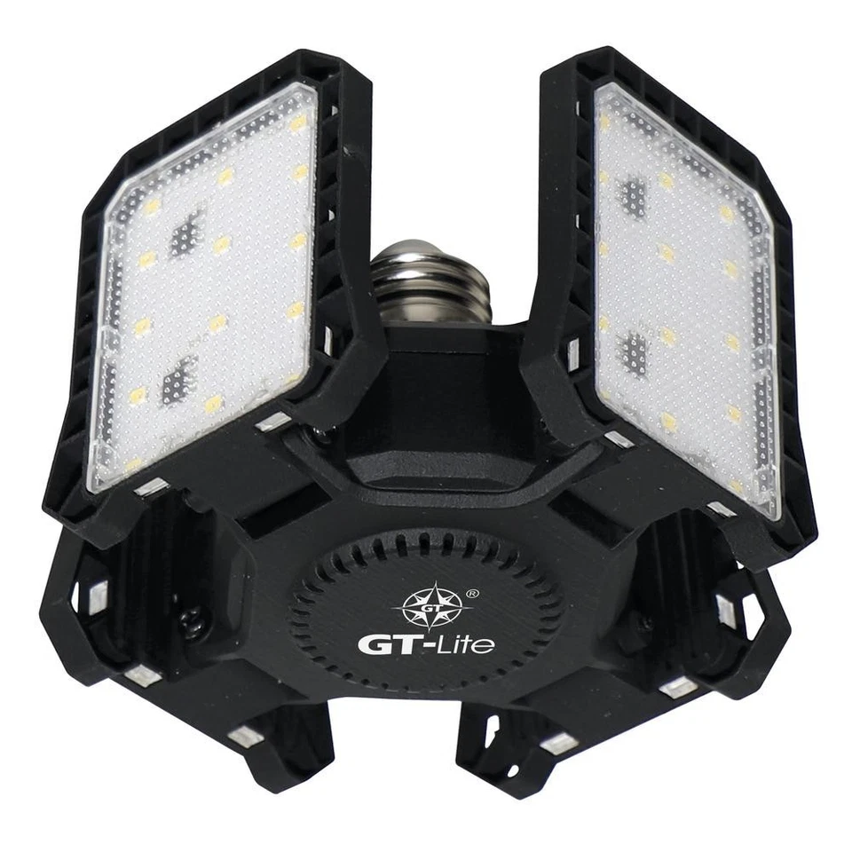 GT-Lite 200 vatios equivalente 4 paneles E26 luz diurna bombilla LED Foto 4 de 4