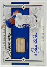 Moises Alou 2024 National Treasures LLS-MA Legendary Lumber Auto Bat /49 Cubs