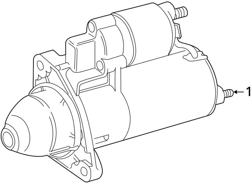 Starter Motor Fits 05-06 SAAB 9-2X 1916813 Foto 4 de 4