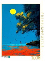 Calvendo Puzzle Night Beach | 1000 Pieces, Finished Size 25.2 × 18.9 In (64 × 48