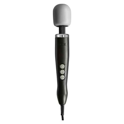 Doxy Wand Massager Black Vibrator Massagestab Power Nackenmassage Silikon Kopf