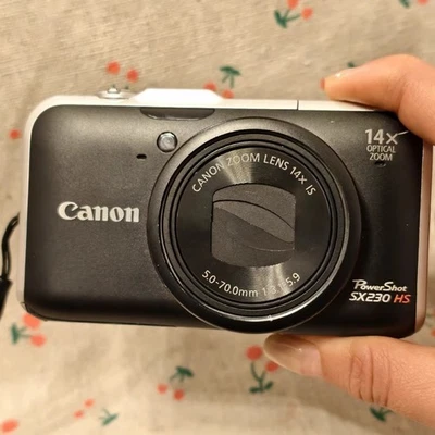 Cámara digital Canon PowerShot SX230 HS zoom óptico de 12,1 MP 14x negra - Imagen 1 de 4