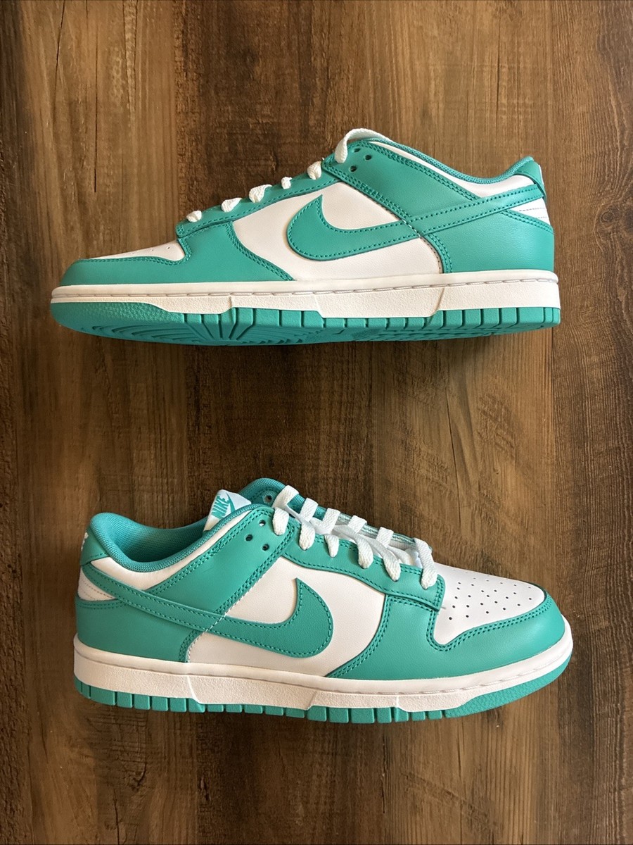 Nike Dunk Low Retro White/Clear Jade Men Size 8.5 Shoes DV0833-101