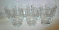 Clear Heavy Base Juice Glass (Set of 7), 7 oz, 3.5 Inch Height