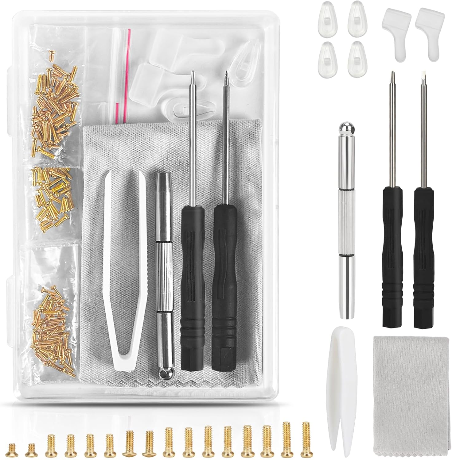 Gold Eyeglass Repair Tool Kit Eye Glass Repair Kit Eye Glasses Repairing Screwdr
