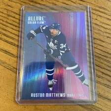 2025-26 Upper Deck Allure - Color Flow Auston Matthews #CF-26 Blue Purple