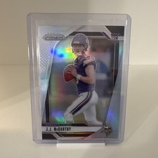 2024 Prizm J.J. McCarthy Silver Rookie Prizm #400 Minnesota Vikings NFL Card