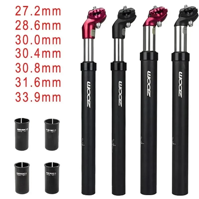 Suspension Seatpost 27.2-33.9mmx350mm Shock Absorbing Seat Post for MTB/DH/BMX - Image 4 of 4